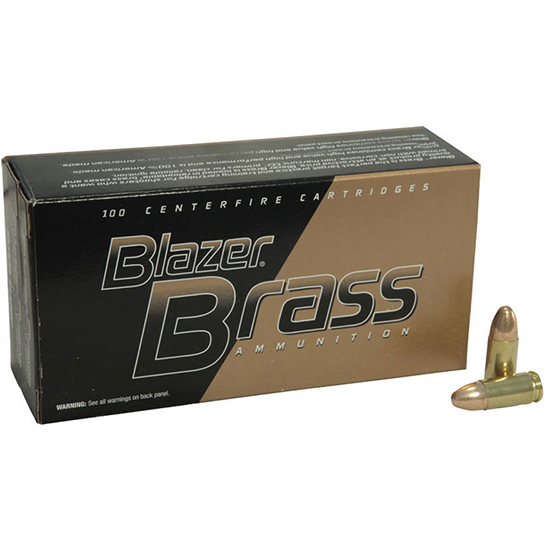 BLAZER BRASS 9MM 115GR FMJ 100/5 - Sale